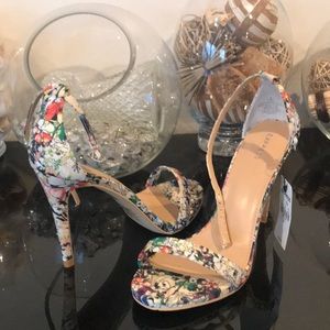 Express floral heels